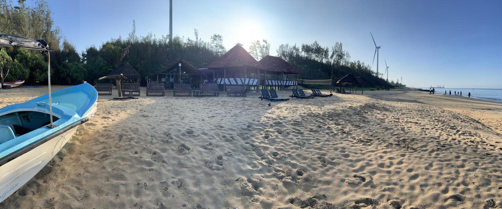 Omeesha Beach Hotel Калпития Экстерьер фото